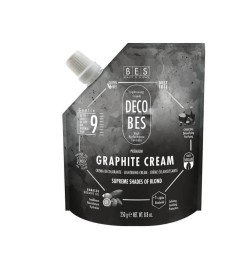 Crema decolorante DECOBES Graphite 250 g BES para aclaración profesional