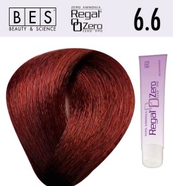 Tinte para el cabello, sin amoniaco bes REGAL ZERO 6.6 RUBIO OSCURO ROJO INTENSO 100 ml