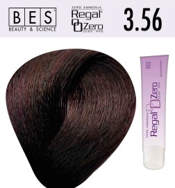 Tinte para el cabello, sin amoniaco Regal Zero 3.56 Castaño Oscuro Caoba Cobrizo 100 ml