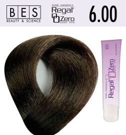 Tinte para el cabello, sin amoniaco bes Regal Zero 6.00 Rubio Oscuro Intenso 100 ml