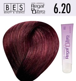 Tinte para el cabello, sin amoniaco bes REGAL ZERO 6.20 RUBIO OSCURO IRIS 100 ml