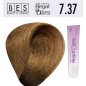 Tinte para el cabello, sin amoniaco Bes Regal Zero 7.37 Rubio Dorado Tabaco 100 ml