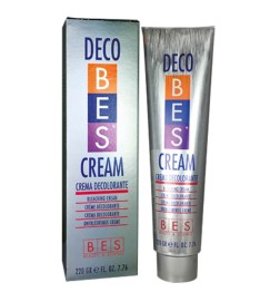 Crema decolorante 220 g BES aclarado profesional para el cabello