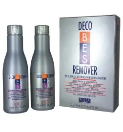 Removedor de color DECOBES 2 x 150 ml BES para corrección del color del cabello