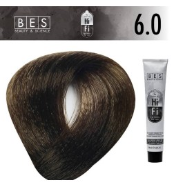 Tinte permanente para el cabello, bes HI-FI 6.0 RUBIO OSCURO 100 ml