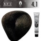 Permanent hair color BES HI-FI 4.1 Ash Brown 100 ml professional brown shade with cool ash tones for natural results