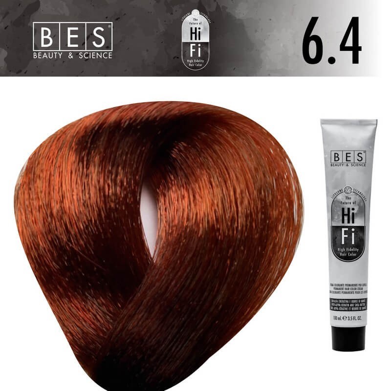 BES Hi-Fi 6.4 Rubio Oscuro Cobrizo 100 ml