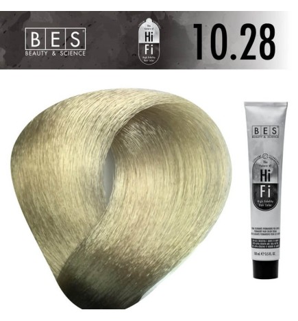 BES Hi-Fi 10.28 Violeta Beige Ultra Light Blonde 100 ml warm professional blonde shade