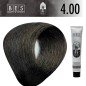 Permanent hair color BES HI-FI 4.00 Intense Brown 100 ml professional deep brown shade with high gray coverage