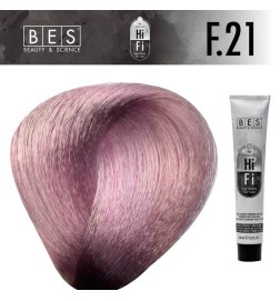 Tinte permanente para el cabello, bes HI-FI F.21 AMATISTA 100 ml