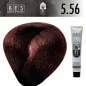 Tinte permanente para el cabello, bes HI-FI 5.56 CASTAÑO CLARO CAOBA ROJO 100 ml