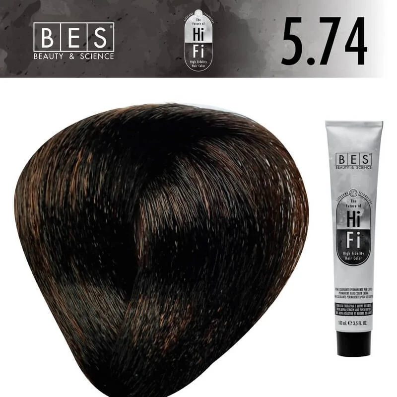 Hi-Fi 5.74 Castaño Claro Tabaco Cobrizo 100 ml Hi-Fi 5.74 Castaño Claro Tabaco Cobrizo 100 ml