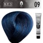 Tinte permanente para el cabello BES HI-FI 09 Azul 100 ml tono profesional azul intenso