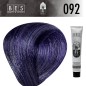 Tinte permanente para el cabello BES HI-FI 092 Índigo 100 ml tono profesional azul profundo