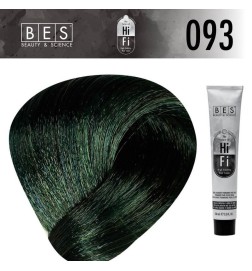 BES HI-FI 093 Cyan 100 ml Permanent hair color light professional blue shade