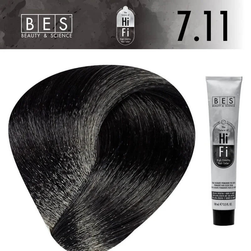 Hi-Fi 7.11 Intense Ash Blonde 100 ml Hi-Fi 7.11 Intense Ash Blonde 100 ml