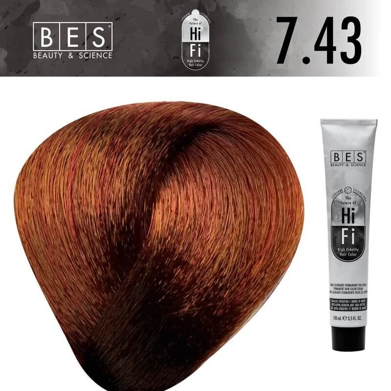 BES Hi-Fi 7.43 Copper Golden Blonde 100 ml