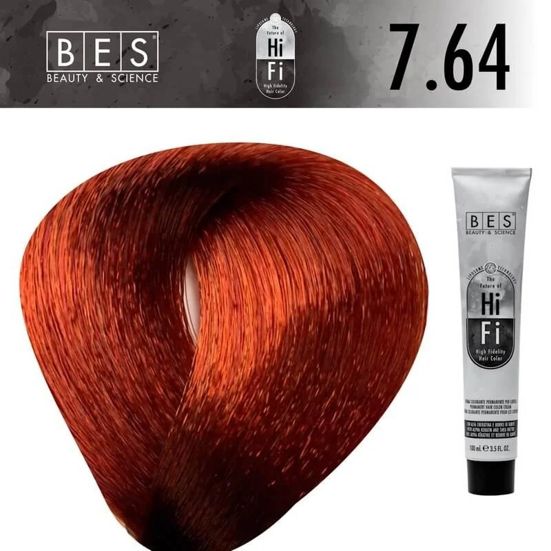 Hi-Fi 7.64 Rubio Rojo Cobre 100 ml Hi-Fi 7.64 Rubio Rojo Cobre 100 ml