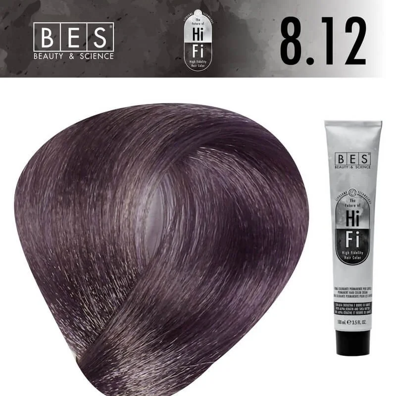 Hi-Fi 8.12 Ash Violet Light Blonde 100 ml