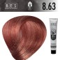 Tinte permanente para el cabello, bes HI-FI 8.63 ROJO DORADO CLARO RUBIO 100 ml
