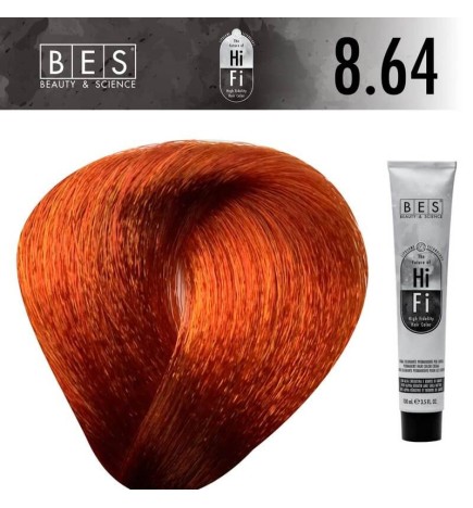 Hi-Fi 8.64 Rubio Claro Rojo Cobre 100 ml