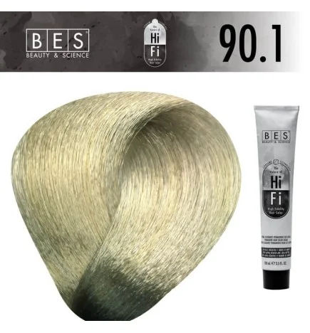 Hi-Fi 90.1 Super Light Ash Blonde 100 ml - hair dye with vegetal liposomes BES