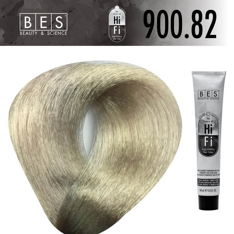 Hi-Fi 900.82 Rubio Ultra Aclarado Beige Violeta 100 ml Hi-Fi 900.82 Rubio Ultra Aclarado Beige Violeta 100 ml