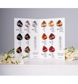 CARTA DE COLORES BES MOUSSE COLOR CARTAS DE COLORES