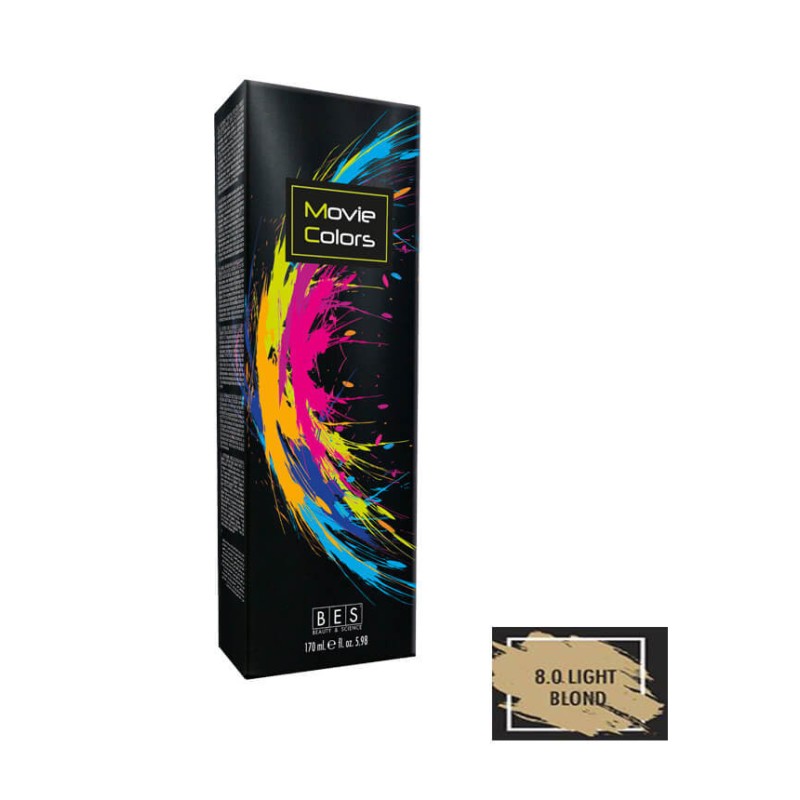 MOVIE COLORS 8.0 RUBIO CLARO 170 ml MOVIE COLORS 8.0 RUBIO CLARO 170 ml