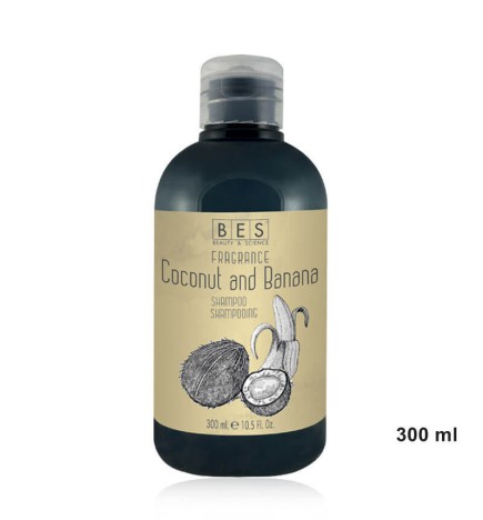 Champú de Coco y Plátano 300 ml BES FRAGRANCE