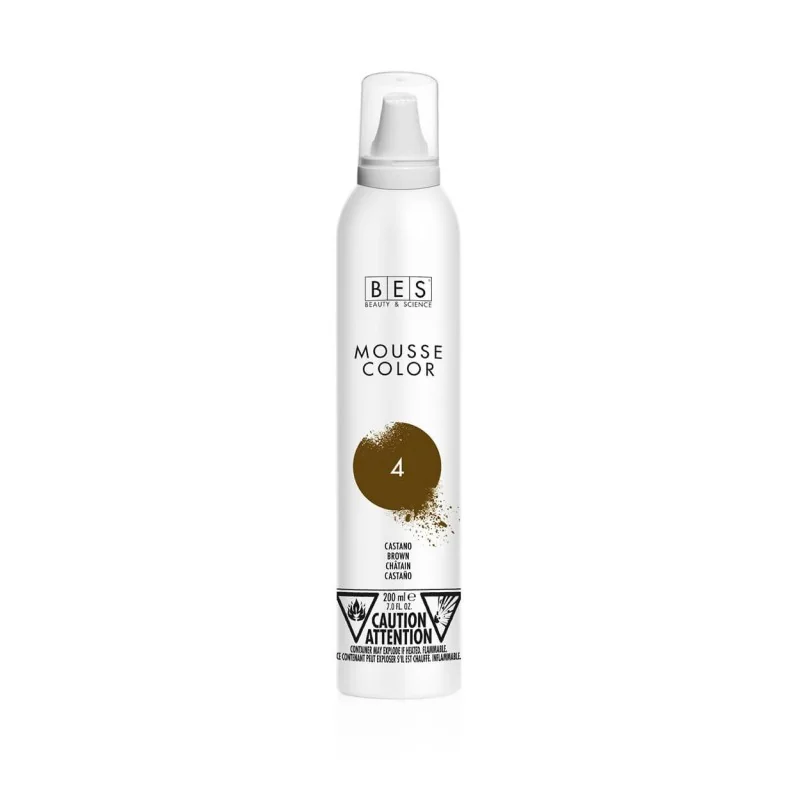 MOUSSE COLOR 4 BROWN 200 ml