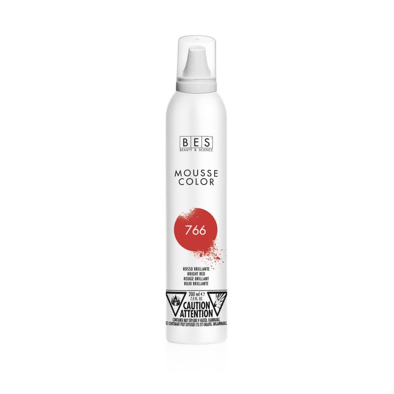 MOUSSE COLOR 766 BRIGHT RED 200 ml