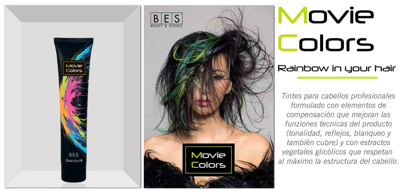 Coloración directa para el cabello • BES Movie Colors
