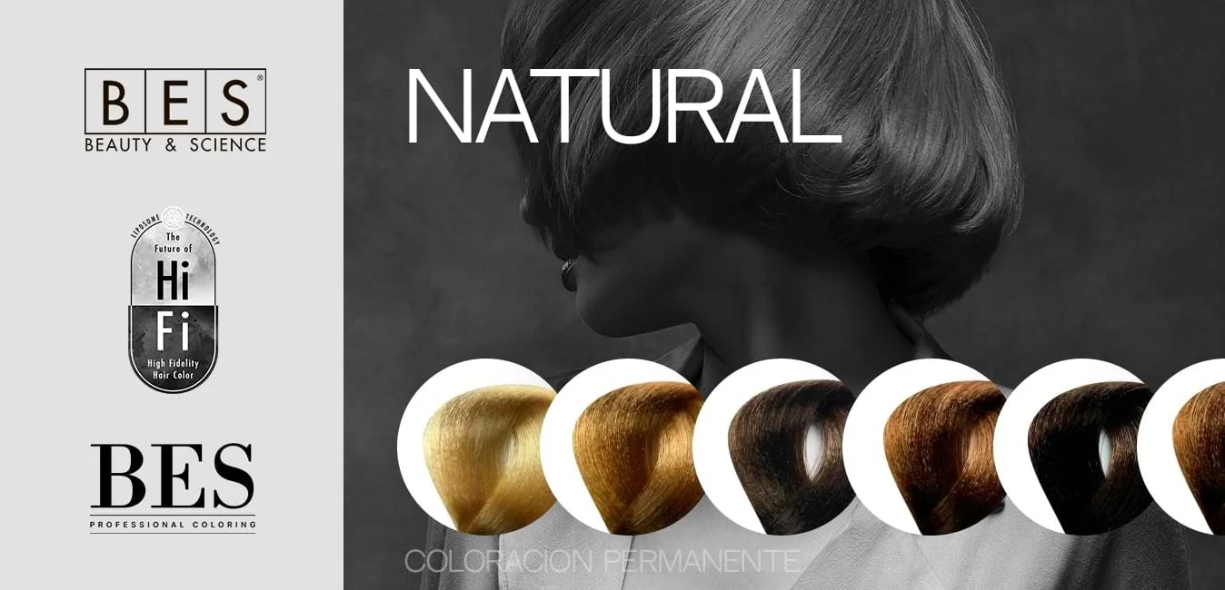 BES HI-FI Natural • Tintes para el Cabello en Tonos Naturales