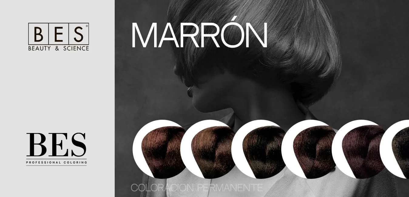 Permanent Hair Dyes • Brown Colors • BES