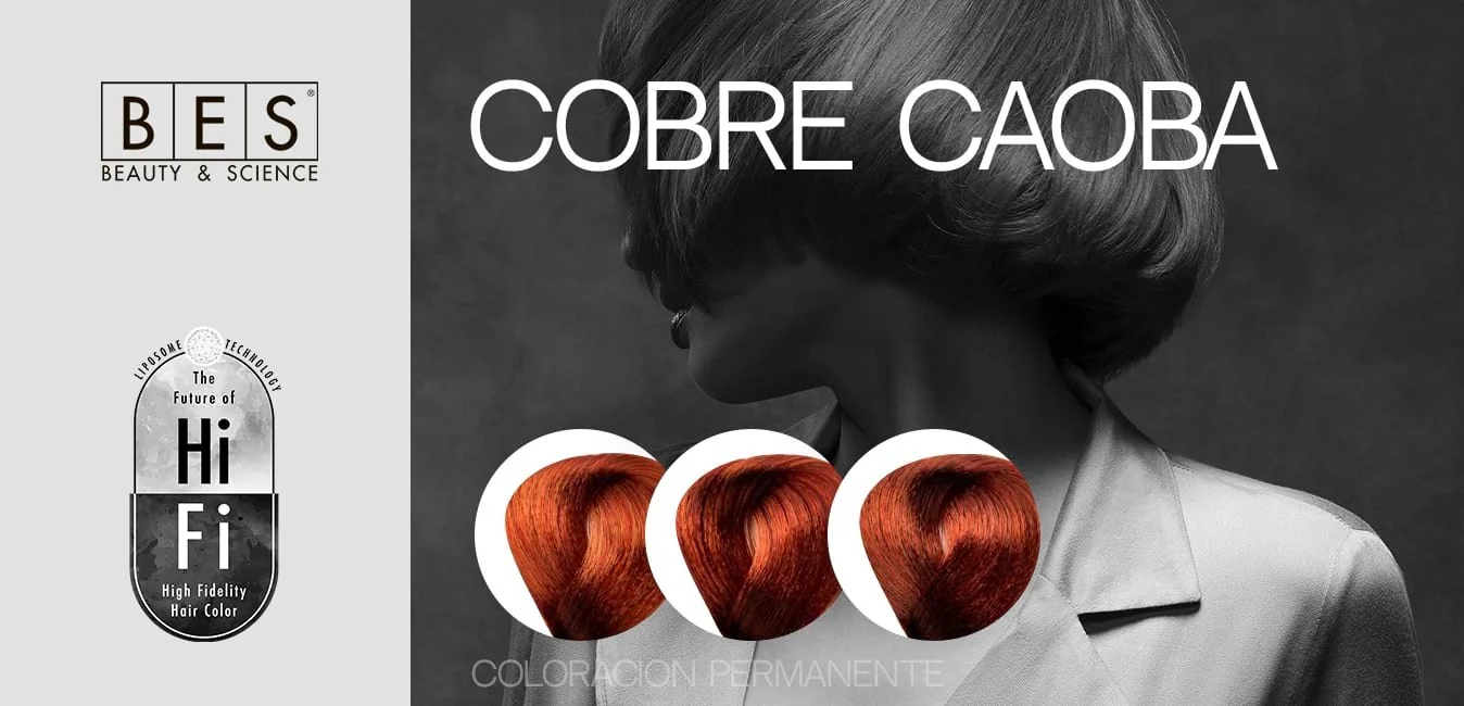 Tintes Permanentes tono Cobre Caoba • BES Hi-Fi