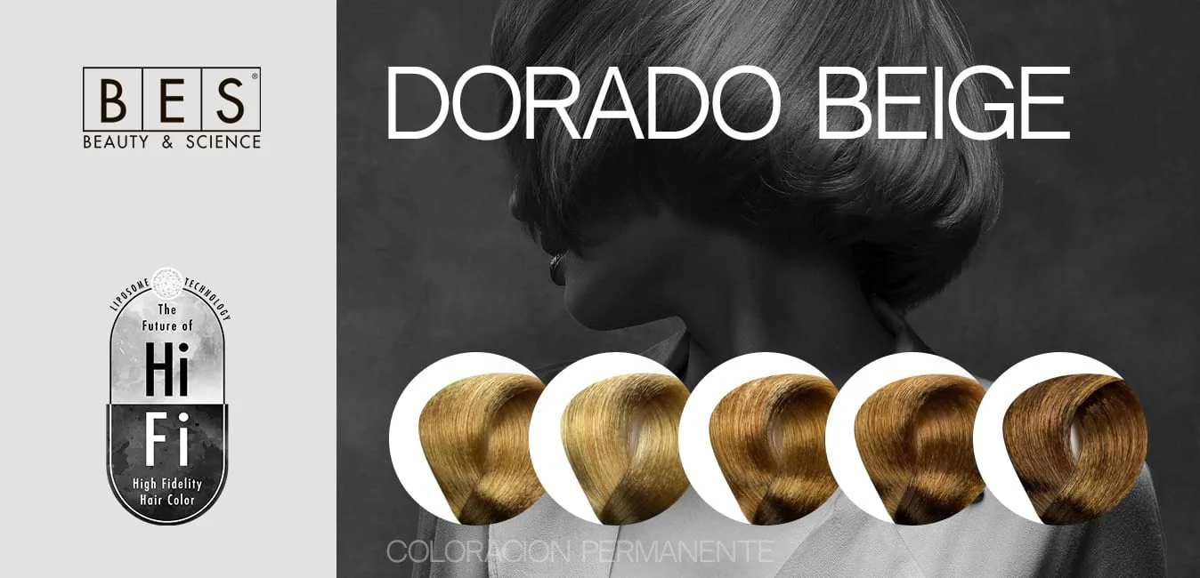 BES Hi-Fi Permanent Hair Dyes • Golden Beige Shades