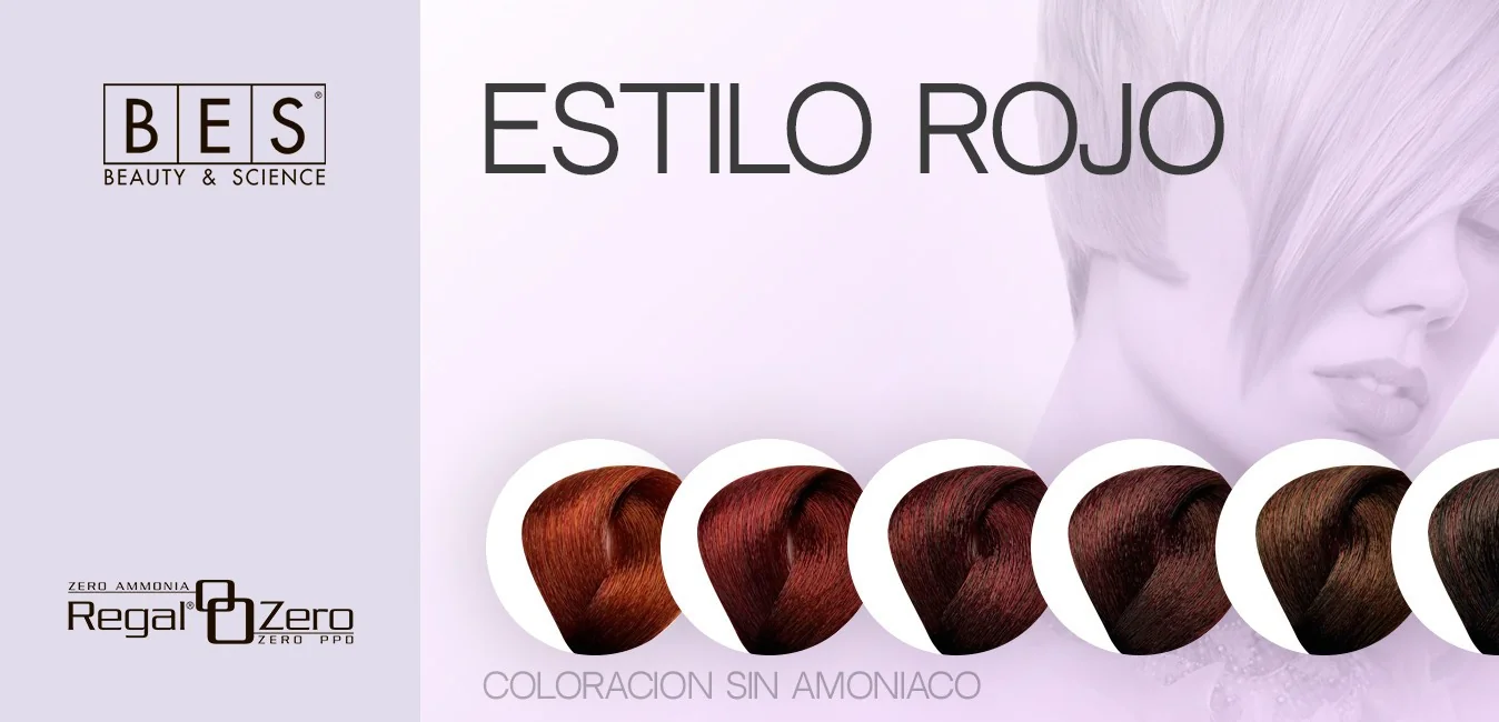 Ammonia-Free Red Style Hair Dye • BES Regal Zero