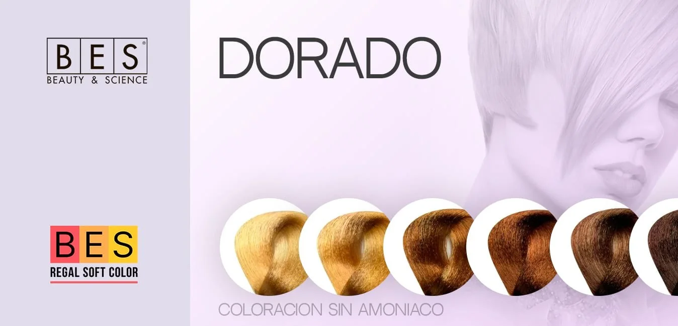Tintes sin Amoniaco tono Dorado • BES