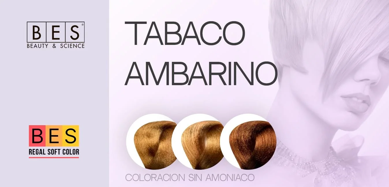 Tintes sin Amoníaco Tonos Tabaco Ambarino • Regal Soft Color BES