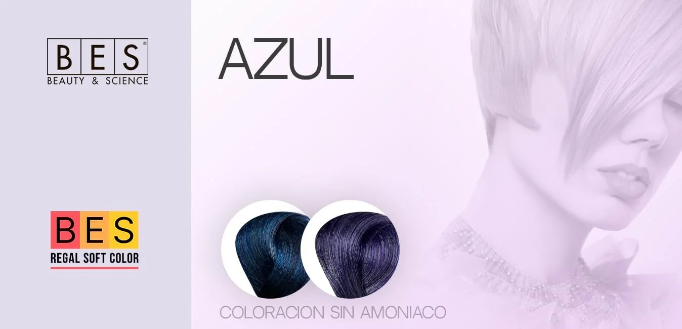 Tintes sin Amoniaco tono Azul • Regal Soft Color • BES