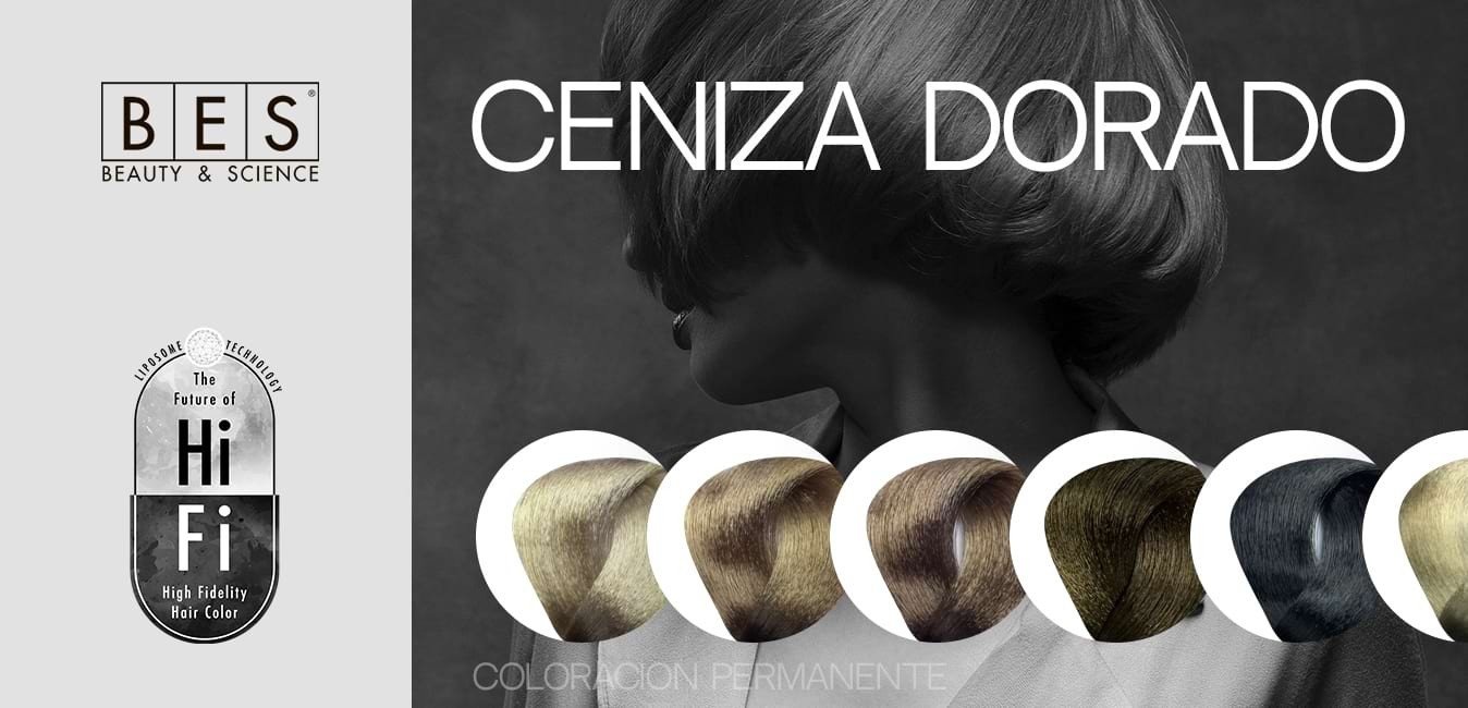 Permanent Hair Dye • Ash Gold Hi-Fi • BES