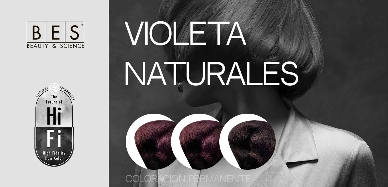 Tintes Permanentes • Violeta Naturales Hi-Fi • BES