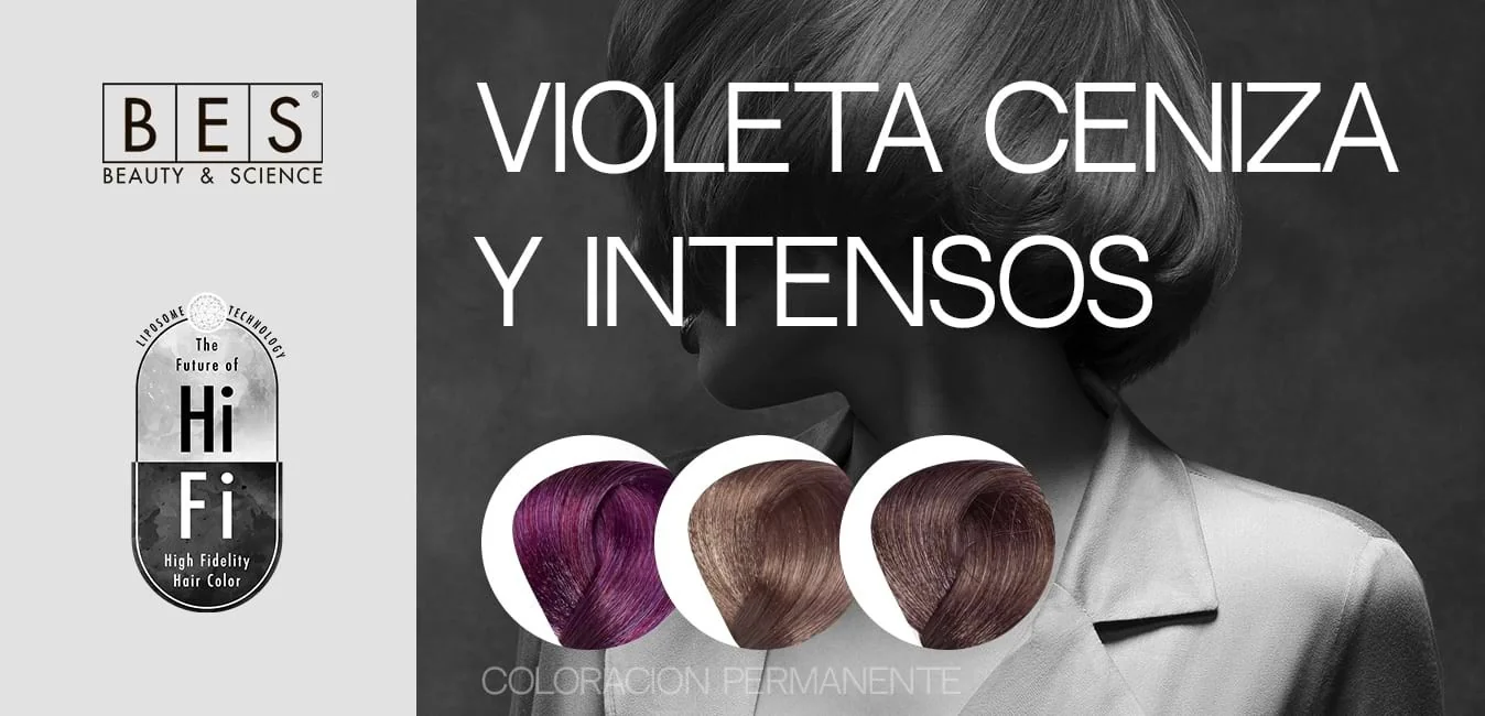 Permanent Hair Dyes • Intense Ash Violet • BES