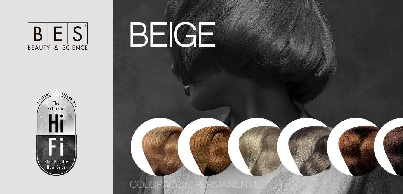 Tonos Beige • Selección de Tintes Permanentes BES Hi-Fi
